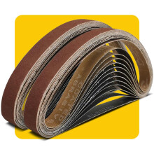 1/2 x 18 Inch 40 Grit Sanding Belt | Premium Aluminum Oxide Sanding Belt | Premium Sander Sandpaper - 24 Pack