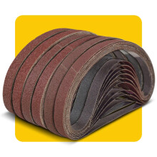 1/2x18 1/2 x 18 Inch Sanding Belt Pack 1/2-Inch x 18-Inch 60 Pcs(10 Each of 40 60 80 120 150 240 Grits) Aluminum Oxide for Sander