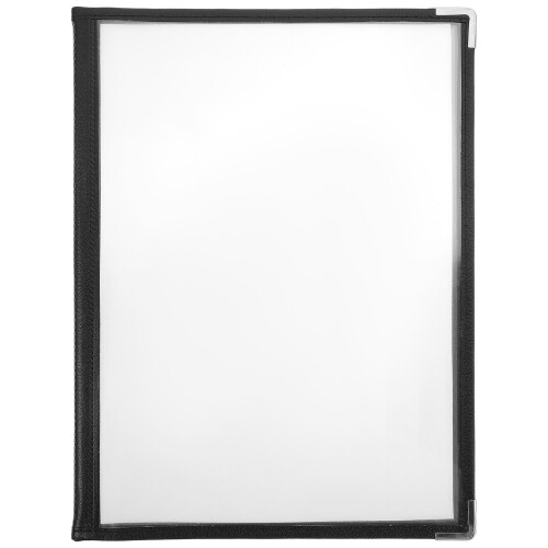 1 transparente menühülle aus pvc, langlebig 2