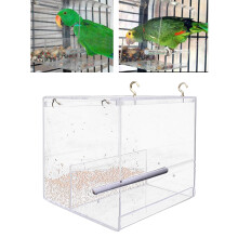 Transparent Window Bird Feeder Large Bird Feeder Tray Size M