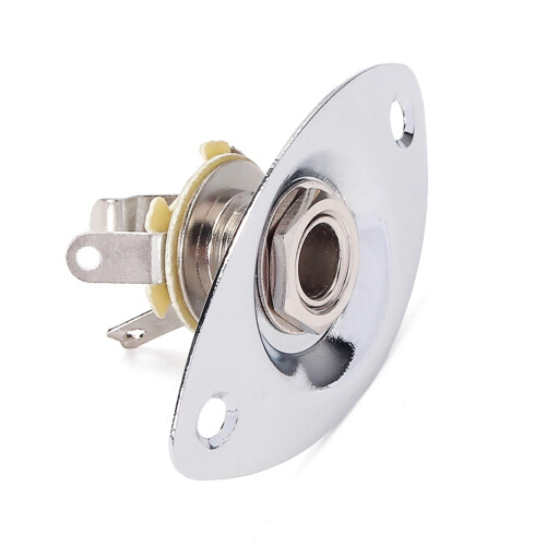 Jackblatt Buchsen Gitarrenbuchse Silver 2