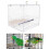 Transparent Window Bird Feeder Large Bird Feeder Tray Size M 9