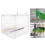 Transparent Window Bird Feeder Large Bird Feeder Tray Size M 10