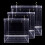 Transparent Window Bird Feeder Large Bird Feeder Tray Size M 2