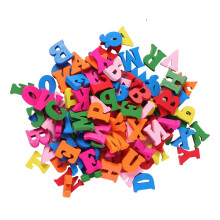 100Stk Dekorative Holzbuchstaben Alphabet Wanddekoration