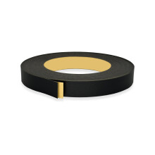 Sort PVC 1 tommer x 25 ft Kantb?nd Tape Peel Stick Selvkl?bende Finer Kantbekl?dning Tr? Laminat Skab M?bler Krydsfiner Formica Hylde Bordplade R