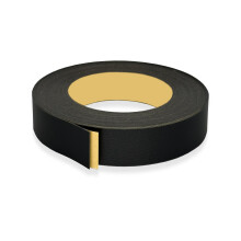 Sort PVC 1 1/2 tomme x 100 ft Kantb?nd Tape Peel Stick Selvkl?bende Finer Kantbekl?dning Tr? Laminat Skab M?bler Krydsfiner Formica Hylde Bordpla