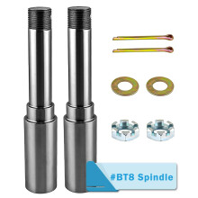 RigsNParts Trailer Spindle Round BT8 EZ Lube Spindle for 2000lbs Trailer Axle Vpindle 1-1/4"""" 2 ks