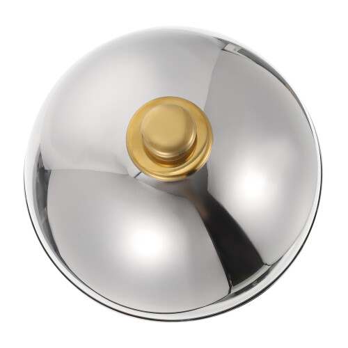1 deckel lebensmittelabdeckung staubdicht silber
