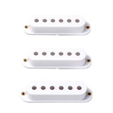3 Abholabdeckung Gitarre Ersatz Pickup-Abdeckungen Weiß