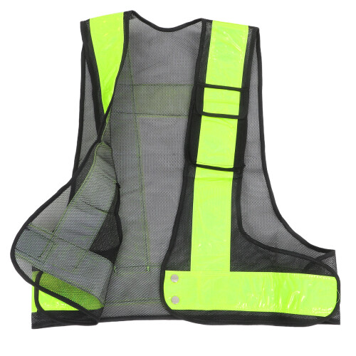 1stk Warnweste Fischernetz Jacke Gittergewebe