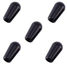 5 rocker wippschalter griffkappe schwarz für gitarre