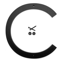 8 tommer store moderne husnumre til udvendigt sort plastik flydende nummer med hardware inkluderet (C)