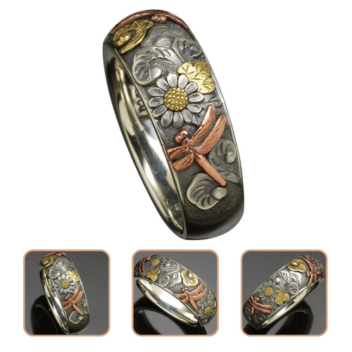 finger ring blumenring schmuck für damen 1
