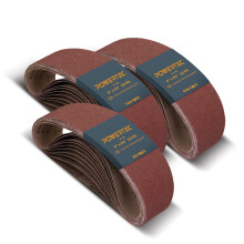 POWERTEC 4 x 24 tums slipband 30PK 10 vardera av 60 100 400 korn aluminiumoxid bandslipmaskin slipband Sortiment sandpapper fr Makita bandslipar