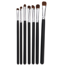 7Stk Tragbare Eye Makeup Brushes Mit Holzgriff Und Weichen Borsten