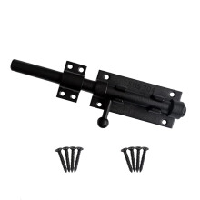 Proshopping Loquet pne coulissant de 20,3 cm en acier inoxydable 304 avec trou pour cadenas, tige de 14 mm de diamtre, loquet de scurit b