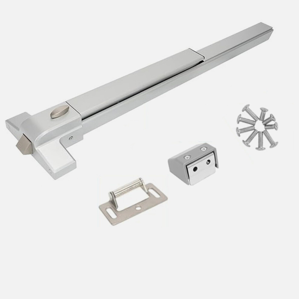 Suermany 27.5"""" Push Bar Panic Exit Device For Commercial Doors - Hardware Lock For Wood And Metal Doors 705888717384