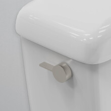 RAVINE Premium Moderner, luxuriser Universal-Toilettengriff-Ersatz, Majestic-Kollektion. Toilettenhebel-Ersatz, einfache Installation (Nickel-Seiten