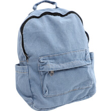 Denim-Tasche Denim-Rucksack Retro-Schultasche