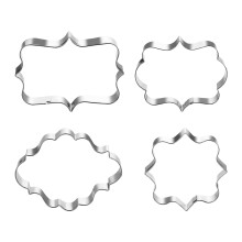 4Stk Hochzeitsrahmen Metall Ausstechformen Für