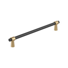 Amerock Mergence 10-1/16 palce (256 mm) Stredov matn cern/ampansk bronzov skrnka Pull BP36981FBCZ