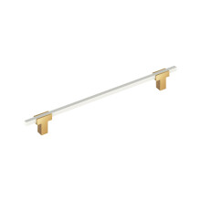 Amerock Urbanite 10-1/16 palcov (256 mm) Stredov ampansk bronz/bl skrnka Pull BP778256CZWHT