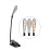 usb leseleuchte augenschutz clip lampe schwarz 10
