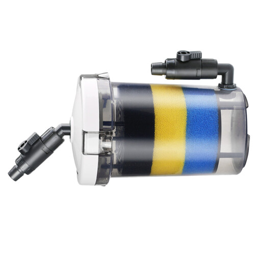 1 aquariumfilter transparent, außenfilter mit filterpatrone