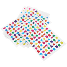 Pack van 960 1 cm zelfklevende glitter sterretjes stickers