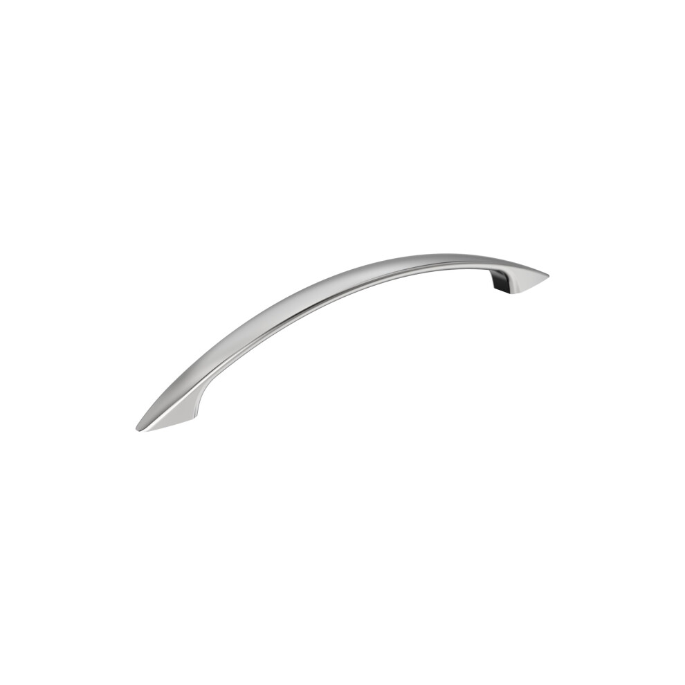 Photos - Furniture Hardware Amerock Arc 6-5/16 inch  Center-to-Center Polished Chrome Cabinet Pull BP6915826(160mm)