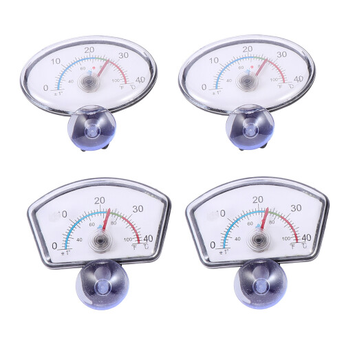 4Stk Pointer Thermometer Abs Aufkleber