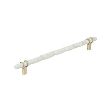 Amerock Carrione 10-1/16 palcu (256 mm) Stredov mramorov bl/zlat skrn na ampansk Pull BP36664MWBBZ