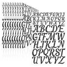 10 ark Brevklistermrken Glitter 520st Stora Alfabetsklistermrken Vinyl sjlvhftande p bokstver fr vattenflaska Scrapbooking Brevlda Hantve