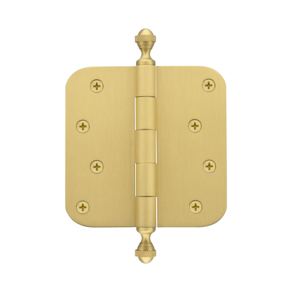 Grandeur 4"""" Acorn Tip Residential Hinge With Radius Corners 662972825281