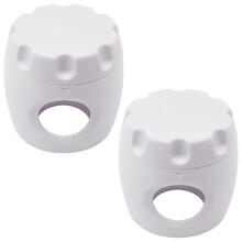 ZHMEINA 2 Pack Bezpecnostn kryt kliky dver pro deti Krytka kliky dver roubov zvit Design dver Knoflky Detsk bezpecnostn zmky Opakovane pou