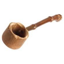 teelöffel mit langem bambusgriff, teeportionierlöffel (farbe zufällig)