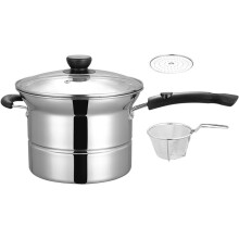 1 Set Suppentopf Nudelsieb Einsatz Spaghettitopf Bratentopf