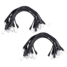 Mytee Products 100 Pack 15"""" Plachta z prrodnho kaucuku Bungee popruhy Stahovac nury S hcky Heavy Duty Ideln pro zajiten plachet