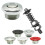 Trykknapl?se poleret rustfrit 1,00""""""""& 2"""""""" Stud Pro Series USA lavet 1