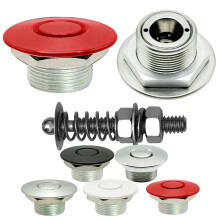 Loquets bouton-poussoir rouge 1,25"""""""" srie Pro et goujon de 2"""""""" fabriqus aux tats-Unis