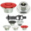 Trykknapl?se r?de 1,25"""""""" Pro Series & 2"""""""" Stud USA lavet 1