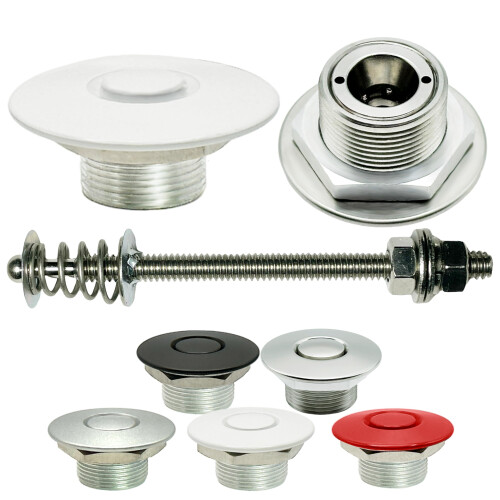 Trykknapl?se hvide 1,50"""""""" Pro Series & 4"""""""" Stud USA MADE