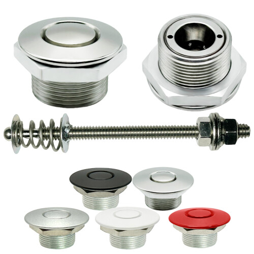 Trykknapl?se poleret rustfrit 1,00"""""""" & 4"""""""" Stud Pro Series USA MADE