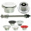 Trykknapl?se hvide 1,00"""""""" Pro Series & 4"""""""" Stud USA MADE 1