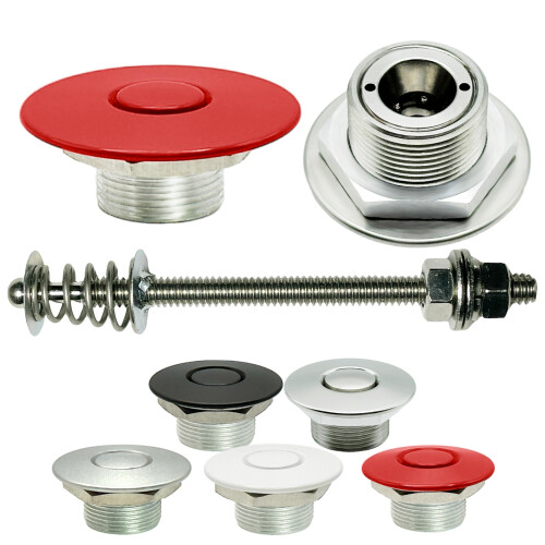 Trykknapl?se r?de 1,50"""""""" Pro Series & 4"""""""" Stud USA MADE