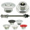 Trykknapl?se poleret rustfrit 1,25"""""""" & 4"""""""" Stud Pro Series USA MADE 1