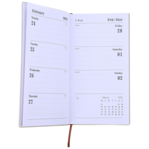 Daily Schedule Agenda Notepad Feines Journaling Planer Notizbuch A6 2