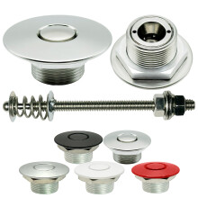 Loquets bouton-poussoir en acier inoxydable poli 1,50"""""""" et 4"""""""" Stud Pro Series USA MADE