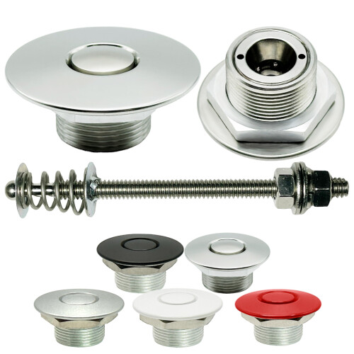Trykknapl?se poleret rustfrit 1,50"""""""" & 4"""""""" Stud Pro Series USA MADE